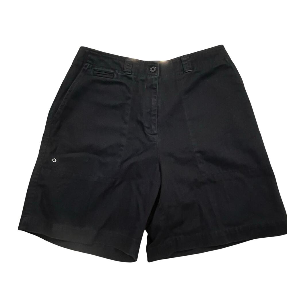 Lauren Ralph Lauren Black Shorts Womens Size 6 Classic Casual Summer